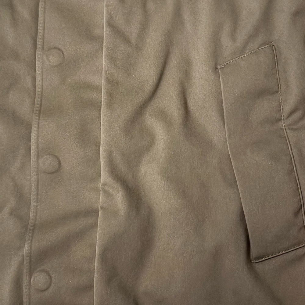 Save The Duck Kids Rainy Day Rain Jacket Coat 4 Olive Green Waterproof Unisex - Picture 5 of 8
